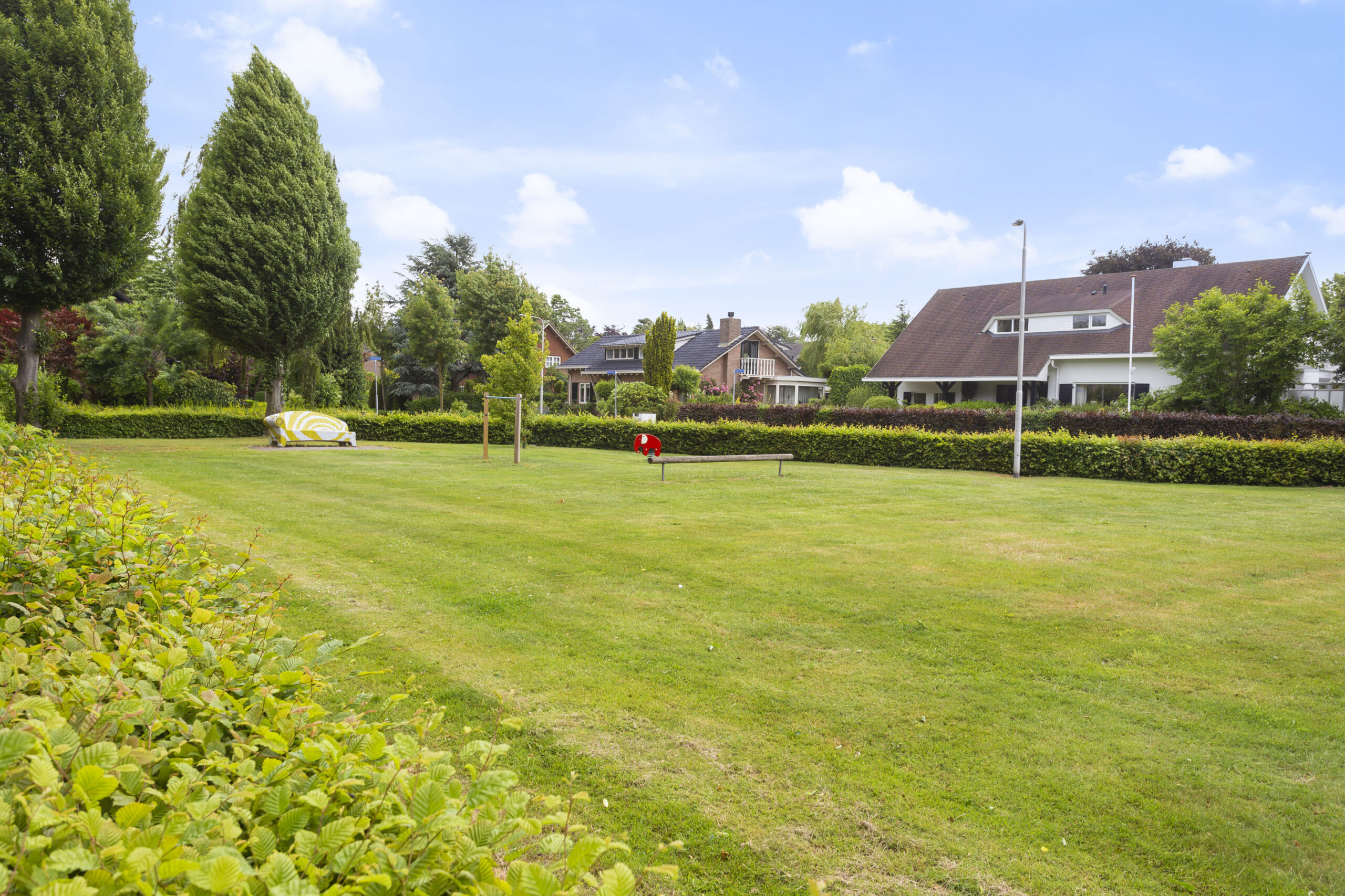 Groene sportomgeving aan de Sportlaan in Udenhout